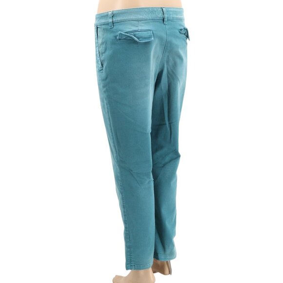 Scervino Street Women's Mid-Rise Blue Green Denim Pants - Retail $345 - NWT - Picture 3 of 4